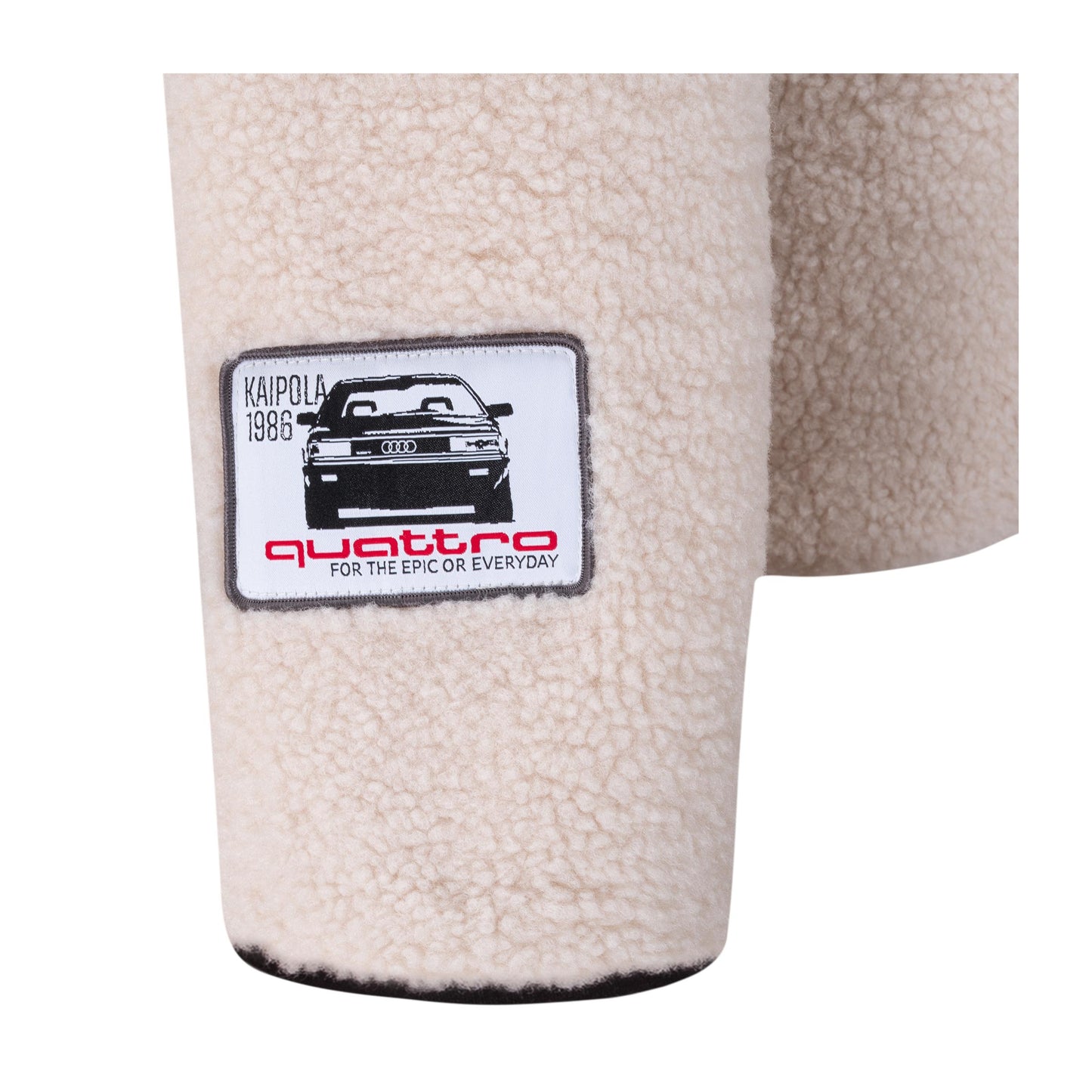 Audi Kaipola 86 Fleece jacket, L, unisex, offwhite