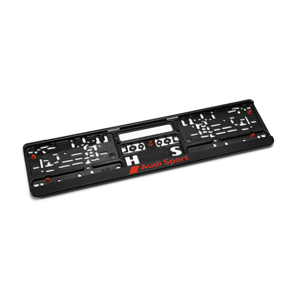 Audi Sport Number Plate Holder - Euro Style