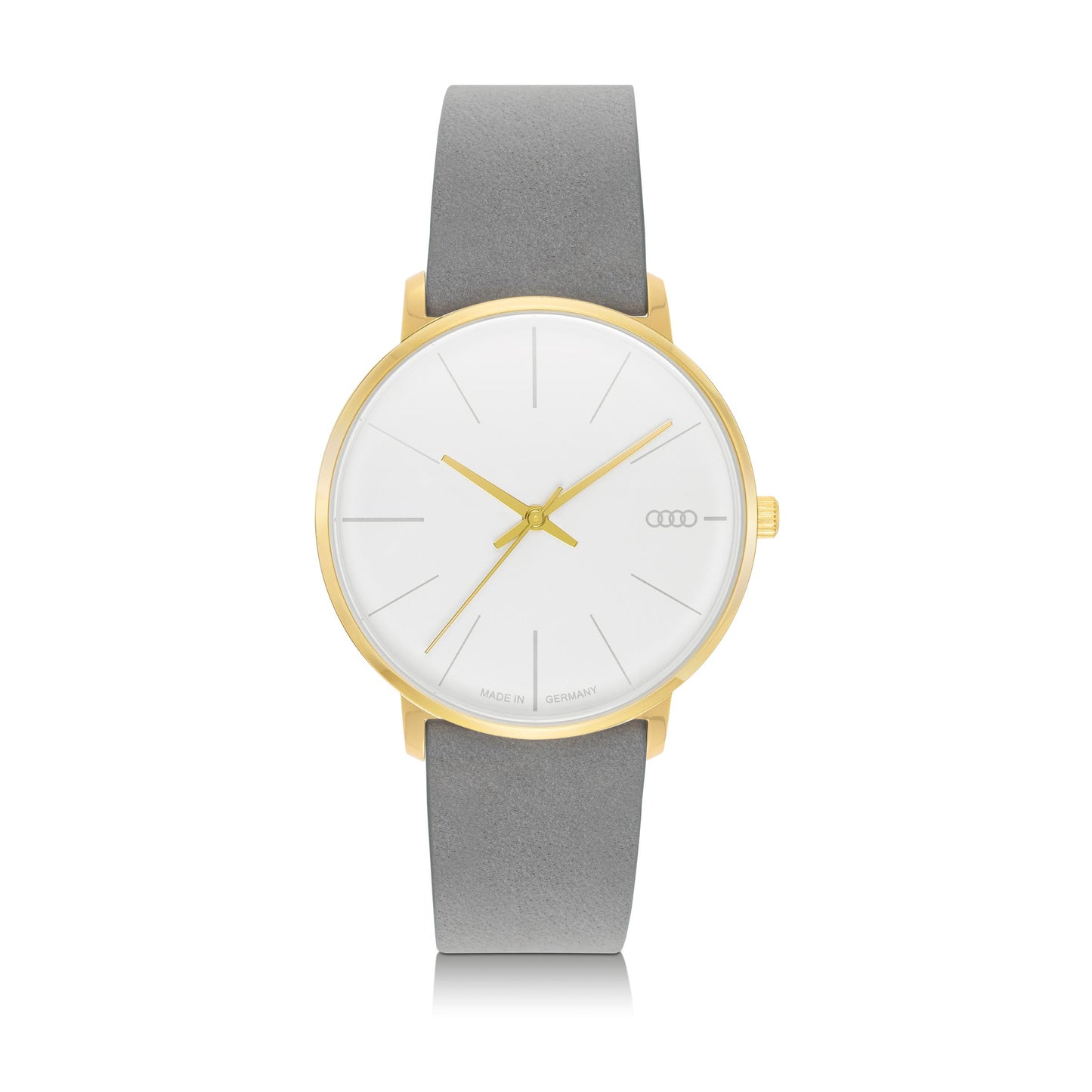 Audi Watch, Womens, gold/white/grey