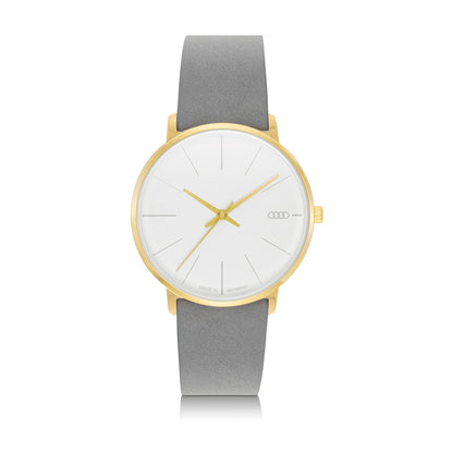 Audi Watch, Womens, gold/white/grey