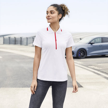 Audi Sport Polo Shirt, Womens XS - White