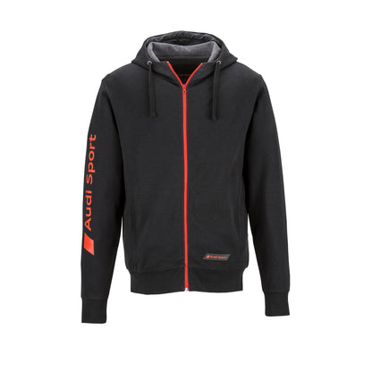 Audi Sport sweatjacket, men, black, 2XL