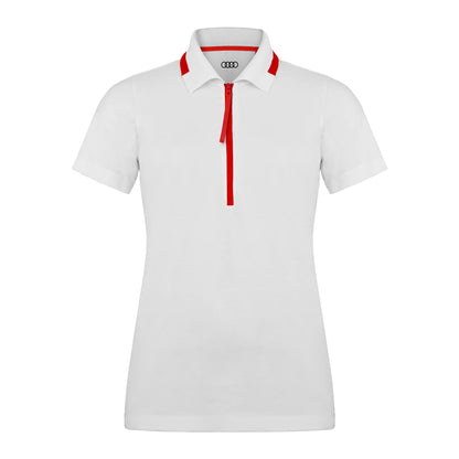 Audi Sport Polo Shirt, Womens XS - White