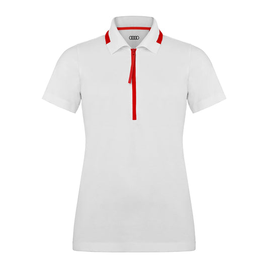 Audi Sport Polo Shirt, Womens XS - White