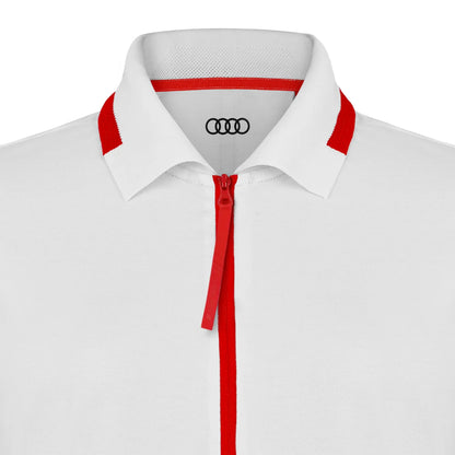Audi Sport Polo Shirt, Womens XS - White