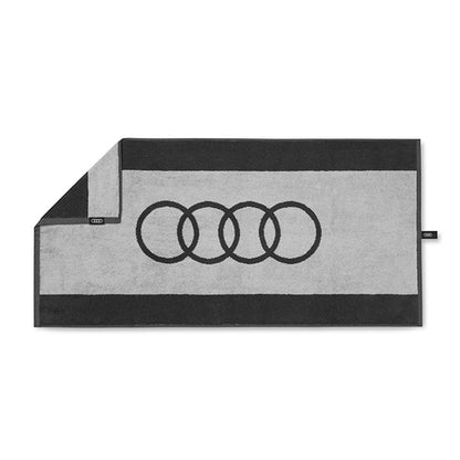 Audi Towel, Dark grey, 80x150cm