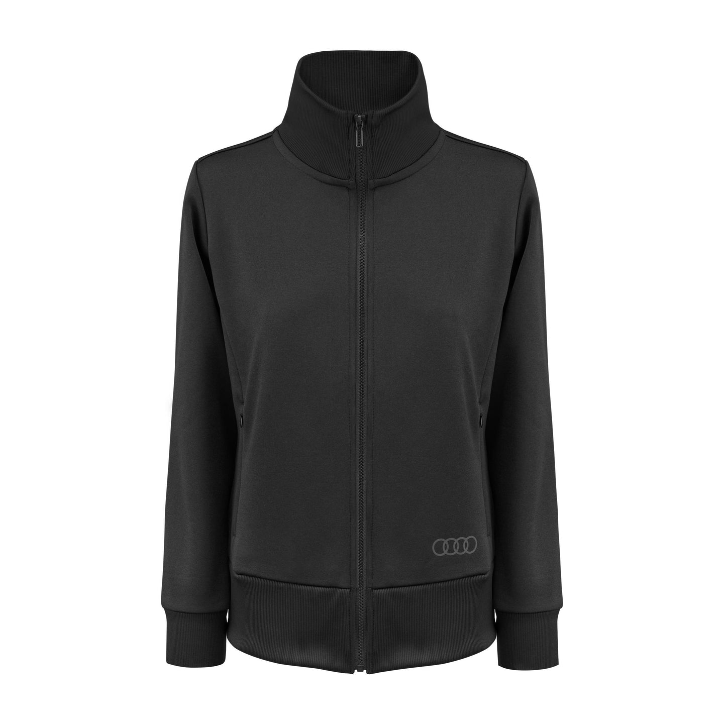 Audi fleece jacket, ladies, black L