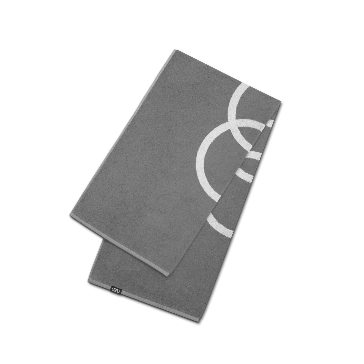 Audi towel, lightgrey, 50x100cm