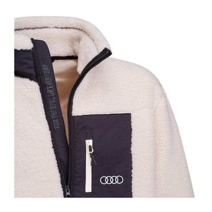 Audi Kaipola 86 Fleece jacket, L, unisex, offwhite