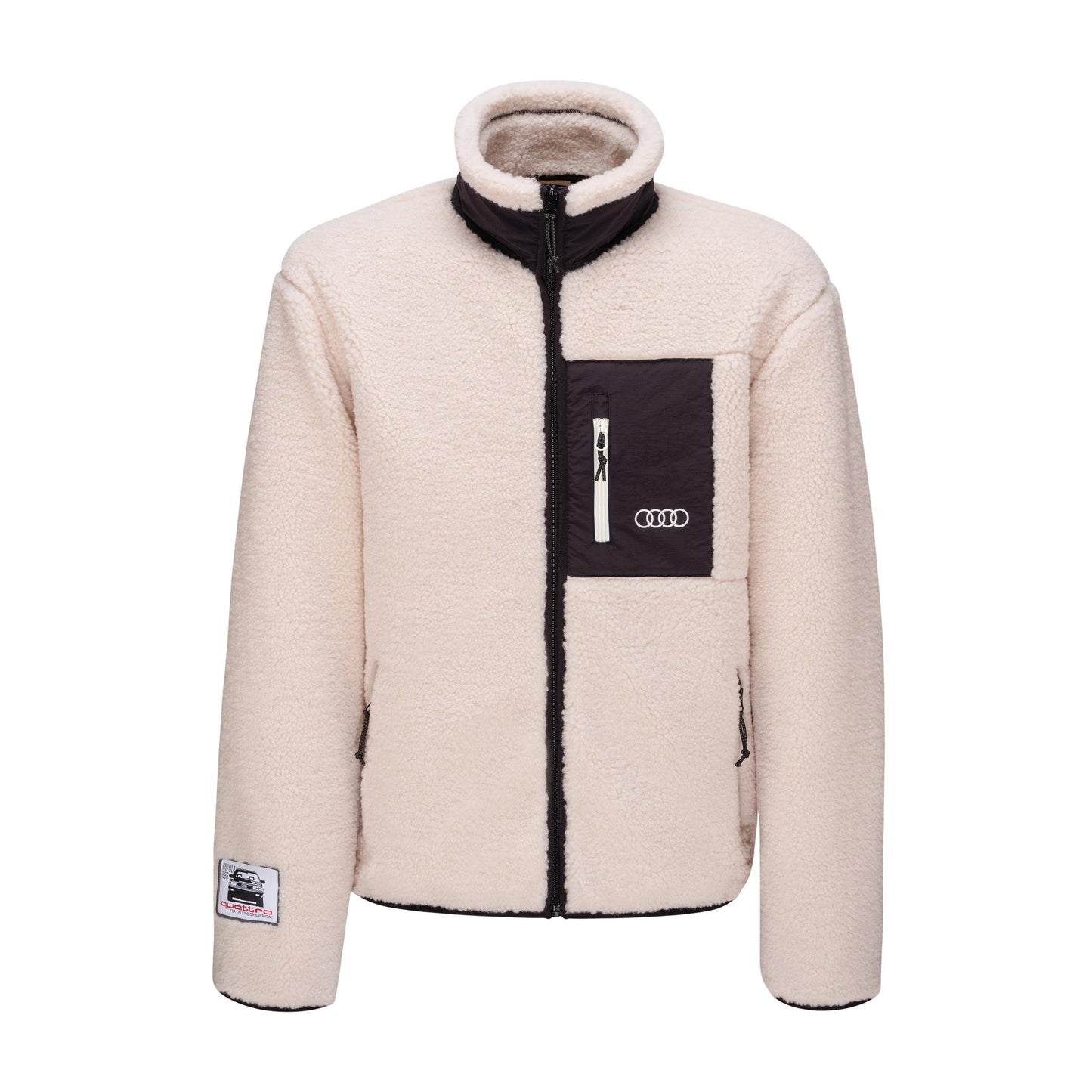 Audi Kaipola 86 Fleece jacket, L, unisex, offwhite