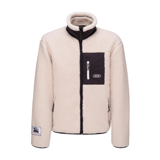 Audi Kaipola 86 Fleece jacket, L, unisex, offwhite