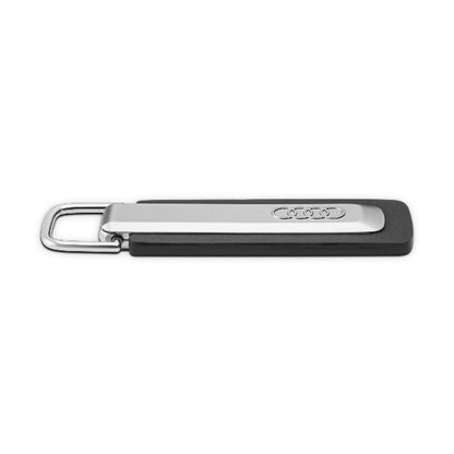 Audi Key ring rings, silver/black