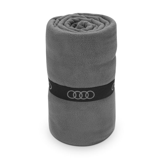 Audi fleece blanket, grey