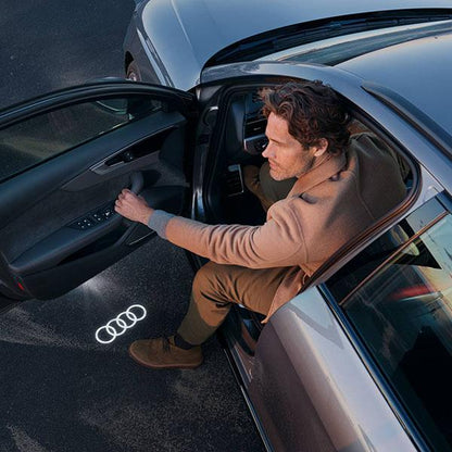 LED Entry Lights - Audi Rings