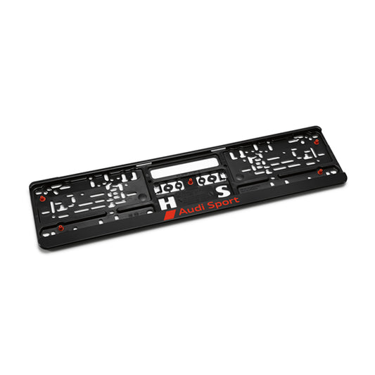 Audi Sport Number Plate Holder - Euro Style